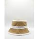 SVNX Womens Maeve Reversible Bucket Hat In PU & Borg - Cream - One Size