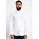 French Connection Mens Cotton Long Sleeve Oxford Shirt - White - Size Medium