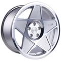 3SDM 0.05 Alloy Wheels in Silver/Cut Set of 4 - 19x9.5 Inch ET35 5x100 PCD 73.1mm Centre Bore Silver/Cut, Silver