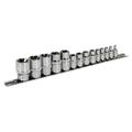 Sealey TRX-Star Socket Set 14pc 1/4 Inch , 3/8 Inch and 1/2 Inch Sq Drive E4-E24