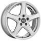 MSW 78 Alloy Wheels In Full Silver Set Of 4 - 17x6.5 Inch ET38 5x112 PCD, Silver