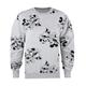 Disney Womens/Ladies Mickey & Minnie Mouse Sweatshirt (Sports Grey/Black) - Size Small