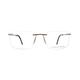 Porsche Design Rimless Mens Gold Glasses Frames Metal - One Size