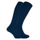 Sock Snob Womens - 2 Pack Ladies Breathable Patterned Knee High Bamboo Socks - Navy - Size UK 4-6.5