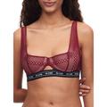 Chantelle Womens No Icons Underwired Bra - Red Polyamide - Size 34D