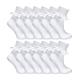 Sock Snob 12 Pair Multipack White Frilly Lace Socks