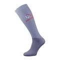 Comodo Womens - Ladies Microfibre Knee High Horse Riding Equestrian Socks - Grey Cotton - Size UK 2-3.5