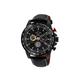 Gv2 Mens Scuderia White Dial Black Leather Chronograph Date Watch - One Size