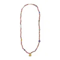 Globetrotter 9K & 18K Yellow Gold, Diamond & Semi-Precious Stone Beaded Necklace