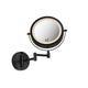 Design bathroom mirror black incl. LED adjustable IP44 - Vicino