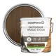 GoodHome Outdoor Dark Oak Satin Quick Dry Wood Stain, 2.5L