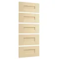 Cooke & Lewis Tallboy 5 Drawer Maple Effect Drawer Front Pack 446mm