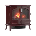 Dimplex Opti-Myst Grand Rouge Cast Enamel Effect Electric Stove