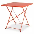 Blooma Saba Vermillion Metal Foldable 2 Seater Table