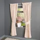 Colours Christina Cream & Red Striped Lined Pencil Pleat Curtains (W)167Cm (L)228Cm, Pair