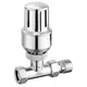 Pegler Yorkshire 62101 Straight Thermostatic Radiator Valve & Lockshield