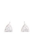 Shay White Gold And Diamond Trillion Stud Earrings