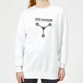 Back To The Future Powered By Flux Capacitor Women's Sweatshirt - White - L - White