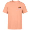 Back To The Future 35 Hill Valley Front Men's T-Shirt - Coral - M - Coral