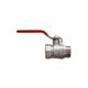 Standard Flow Rate Water Ball Valve with Steel Handle DN20 3/4 bsp Female x Male Thread