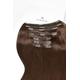 240-300g Ultra Volume Clip In Remy Human Hair Extensions Extra Thick Hair Extensions, 20" (240g) / Medium Brown (#4)