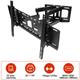 Tv Wall Bracket for 32-70, Swivel & Tilt tv Mount Bracket for tv lcd led Plasma Flat Curved Screens up to 55kg (Double Arm Cantilever)