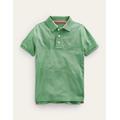 Piqué Polo Shirt Green Boys Boden