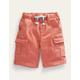 Garment Dye Cargo Shorts Red Boys Boden