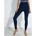 Beyond Yoga Spacedye Out Of Pocket High Waisted Midi Legging - Nocturnal Navy - Size: Medium