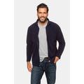 Plus Size Must-Have Zip L/S Soft Fleece Jacket, Man, blue, size: XXL, polyester, JP1880