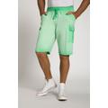 Plus Size Jogging Shorts, Man, green, size: 4XL, cotton/polyester, JP1880