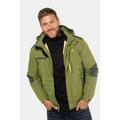 Plus Size Active Jacket, Man, green, size: 4XL, polyester, JP1880