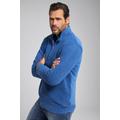 Plus Size Half Neck Zip Jumper, Man, blue, size: 3XL, cotton, JP1880