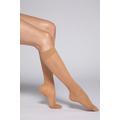 Plus Size Lightweight Support Knee High Socks, Woman, beige, size: One Size, synthetic fibers/spandex, Ulla Popken