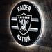 Las Vegas Raiders LED Lighted Sign