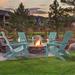 Outdoor Foldable Adirondack Chair,Weather Resistant Chair-Set of 4