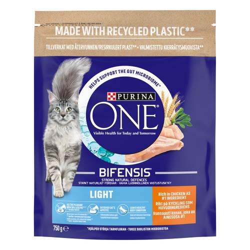 4x750g Light Chicken & Wheat Purina ONE Dry Cat Food