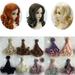 Flmtop Cute Women DIY Long Curly Doll Hair Cosplay Wig Anime Party Extension Hairpiece