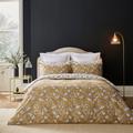 Dorma Evander Ochre Cotton Duvet Cover and Pillowcase Set Yellow