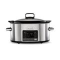 CrockPot 5.6L TimeSelect Digital Slow Cooker Silver