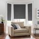 Linen Mix Charcoal Blackout Roller Blind Charcoal