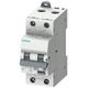 Siemens RCBO, 20A Current Rating, 2P Poles, 30mA Trip Sensitivity, Type C, Sentron Range