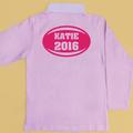 Personalised Pink Girls Rugby Shirt