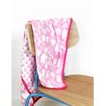 Organic Pink Jungle Print Blanket