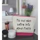 'It's Not Easy Being This Damn Pretty' Wash Bag, Grey/Pink