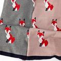 Little Fox Knitted Baby Blanket