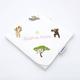 Personalised Safari Print Baby Blanket