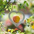 Personalised Heart Shaped Couples Metal Bird Feeder