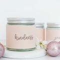 Personalised Kindness Plant Wax Scented Candle