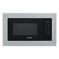 Indesit MWI125GXUK Built In Microwave Oven Grill in St Steel 25L 900W